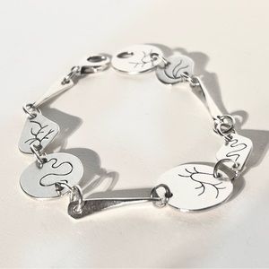 Original Solid Sterling Silver Katie Cleaver Bracelet